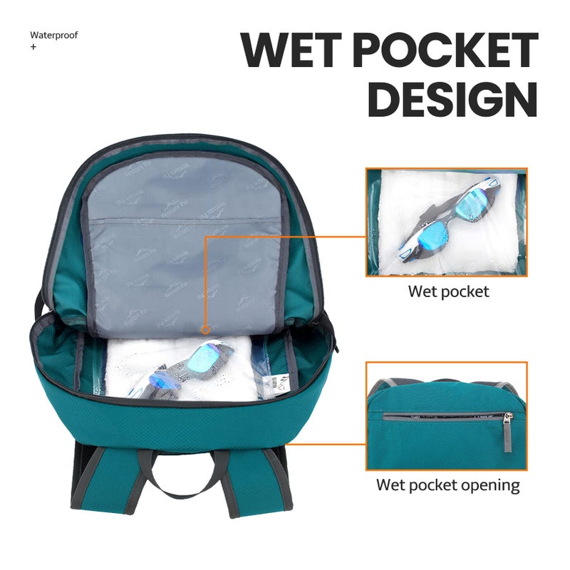 Venture Pal 40L Lightweight Packable Travel Hiking Backpack Daypack - Image 2