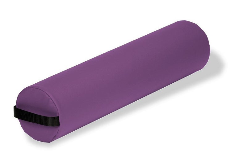 EARTHLITE EARTHLITE Massage Bolster Pillow Full Round Durable Easy to clean 100 PU Upholstery incl Strap HandleProfessional Quality CFCFREEBack Pain Relief Amethyst