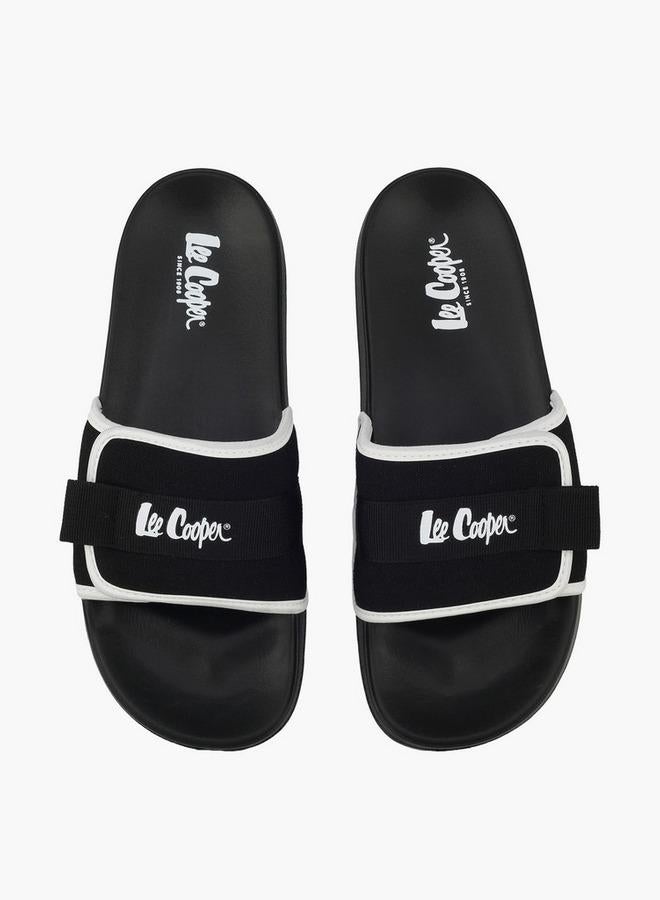 Lee Cooper Men Logo Print Slides - Image 1