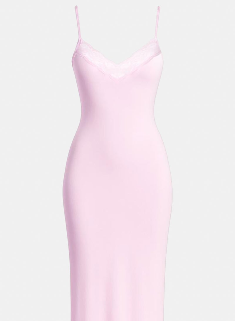 Dahab Cotton Plain Spaghetti Straps Full Slip - Image 2