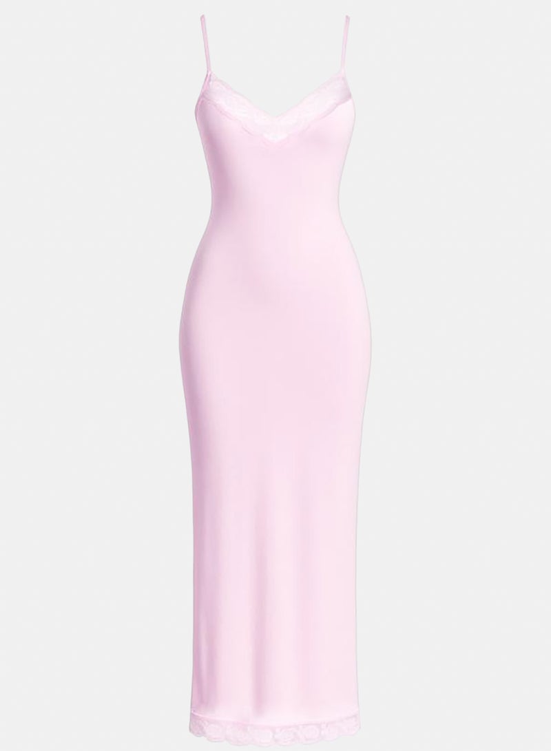 Dahab Cotton Plain Spaghetti Straps Full Slip - Image 1