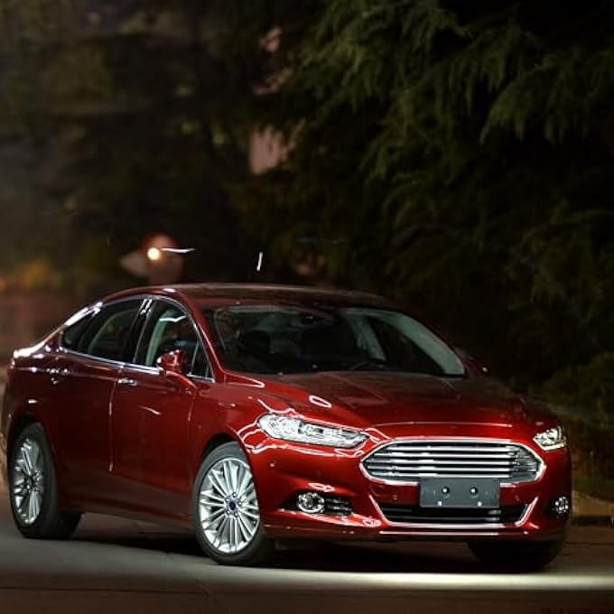 rayihni Compatible With 20 Dark Smoke Headlight Vinyl Tint Film PreCut Overlay Wrap Cover For Ford Fusion 20132016Exterior Accessories - Image 3