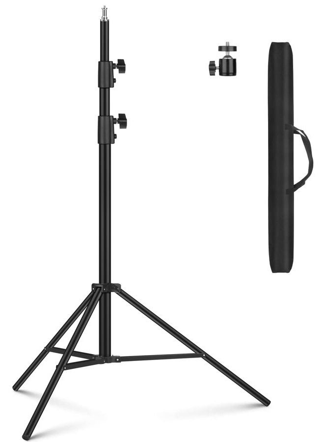 Sdfghj Heavy Duty 9.2 Feet/110'' Light Photography Tripod Stand, Sdfghj Aluminum Spring Cushioned Lighting Stand with Carry Bag for Relfectors Portrait, Softboxes, Umbrellas, Backgrounds, Flash, 280CM - Image 1