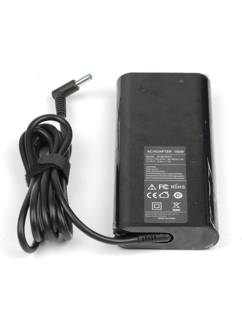Zexen 150W 19.5V 7.7A Laptop Charger Compatible with HP Victus 15.6 i5 Gaming Laptop Pavilion Gaming 15 17 Omen 15 17 ZBook Studio G3 G4 G5 G6 G7 G8 Power Adapter Blue Tip 4.5x3.0mm - Image 3