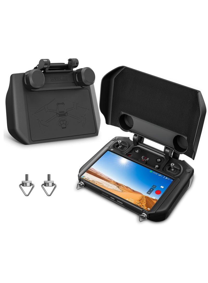 Zikra 2 in1 Sun Hood Sunshade Joysticks Protector for DJI RC Pro Remote Controller, Full Screen Protection Compatible with DJI Mavic 3 Classic/Mavic 3/Mini 3 Pro/Air 2S Accessories - Image 1
