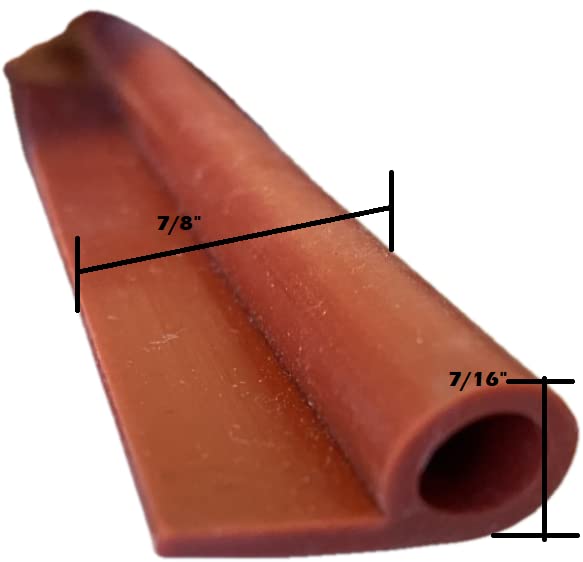 LavaLock Silicon Tadpole Seal, P-Gasket 12 feet - for BBQ Smoker Door Gasket 7/16 x 15/16 Wide x 12' ft - Image 2