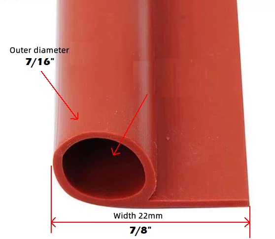 LavaLock Silicon Tadpole Seal, P-Gasket 12 feet - for BBQ Smoker Door Gasket 7/16 x 15/16 Wide x 12' ft - Image 5