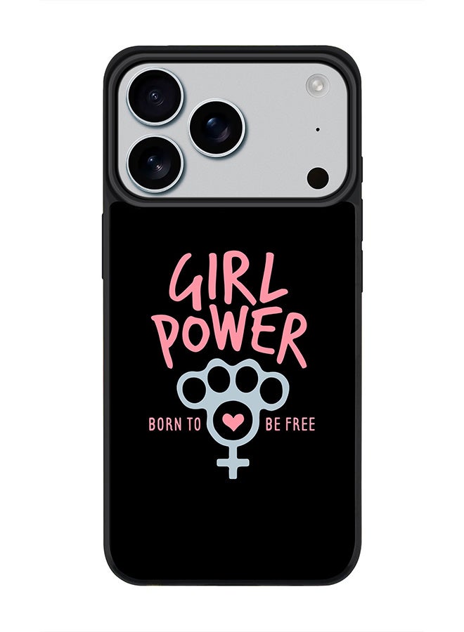 Stylizedd iPhone 17 Pro Case, [Compatible with MagSafe] Slim Magnetic cover Phone Case iPhone 17 Pro -Girl Power - Image 1