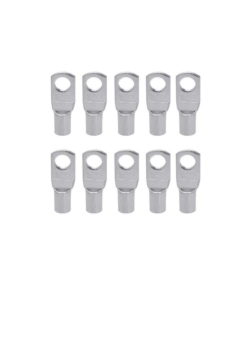 Copper Cable Lugs 10Pcs Set-Wire Terminals, Connector Cable lugs Ring Battery SC Terminals, for Marine, Solar, Automotive, Electric, Home Applications etc (Hole Size 8mm, Cable Size 150mm) - Image 2