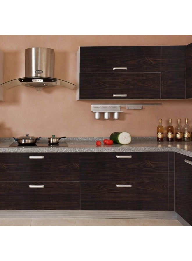 WISDOM Grain Wooden Kitchen Furnituer Brown Wooden Wallpaper Self Adhesive Vinyl Wallpaper (2 Feet X 8 Feet Wooden) - Image 3