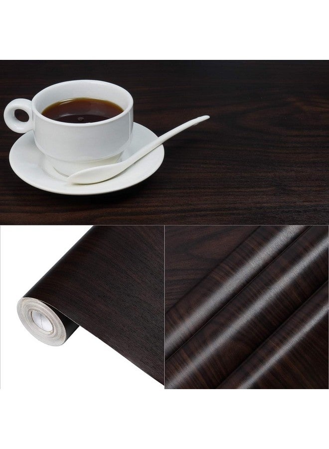 WISDOM Grain Wooden Kitchen Furnituer Brown Wooden Wallpaper Self Adhesive Vinyl Wallpaper (2 Feet X 8 Feet Wooden) - Image 4