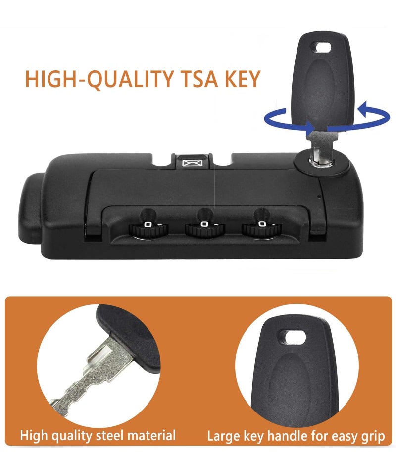 BdelrinQue 2pcs Master Key,Universal Keys for Luggage, Lockers,Travel Accessories for Frequent Travelers, Business Professionals - Image 3