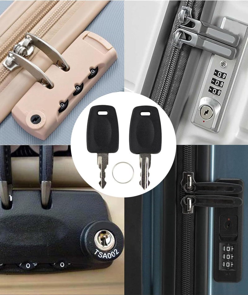 BdelrinQue 2pcs Master Key,Universal Keys for Luggage, Lockers,Travel Accessories for Frequent Travelers, Business Professionals - Image 4