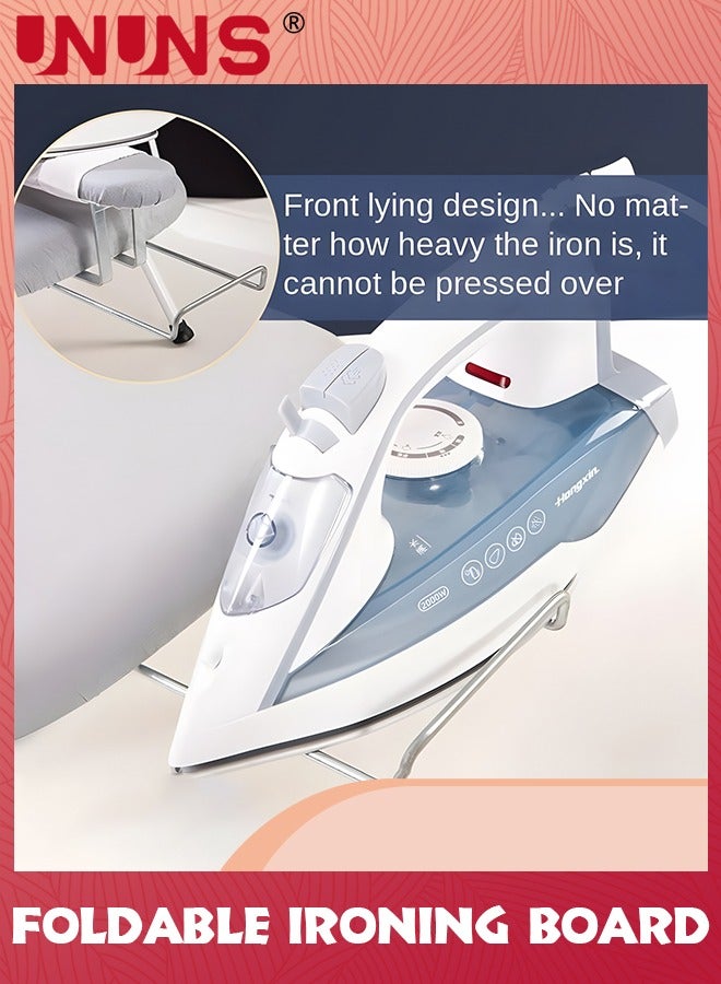 UNUNS Tabletop Ironing Board,Folding Tabletop Ironing Board With Fixed Sleeve And Iron Holder,Portable Folding Mini Iron Board For Sewing,Household,Craft Room,Dorm - Image 3