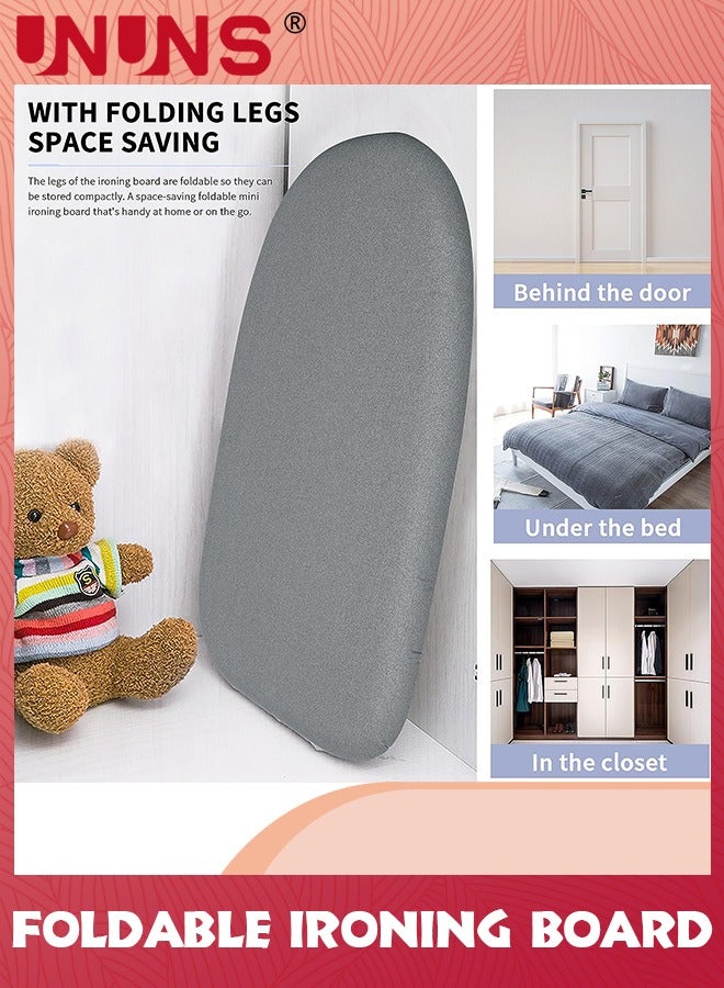 UNUNS Tabletop Ironing Board,Folding Tabletop Ironing Board With Fixed Sleeve And Iron Holder,Portable Folding Mini Iron Board For Sewing,Household,Craft Room,Dorm - Image 4