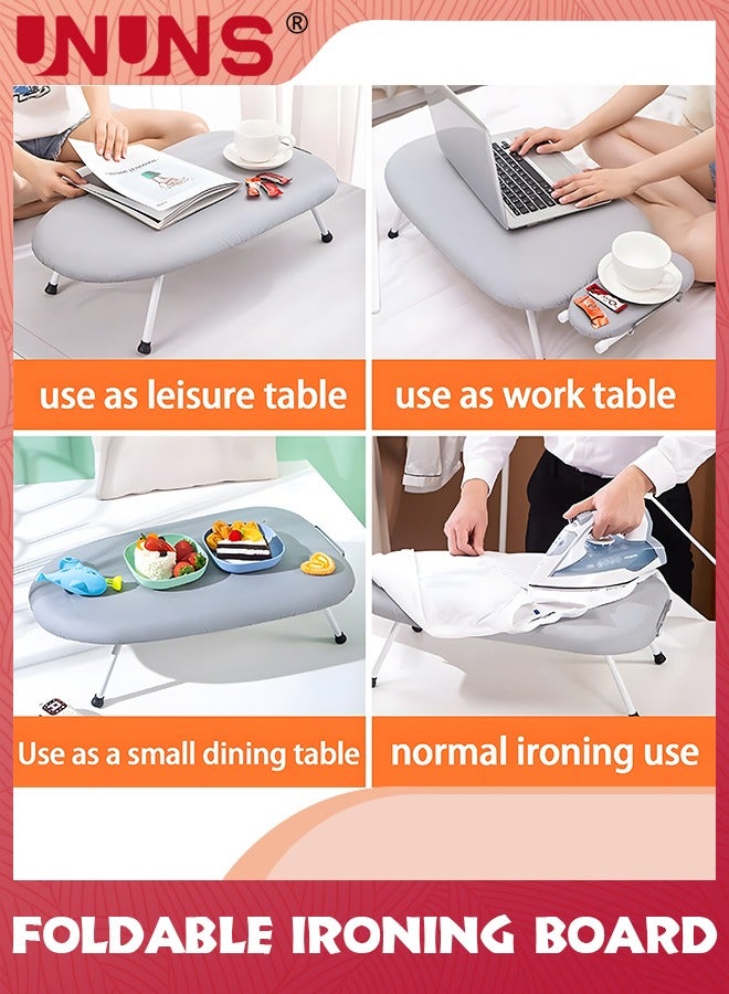 UNUNS Tabletop Ironing Board,Folding Tabletop Ironing Board With Fixed Sleeve And Iron Holder,Portable Folding Mini Iron Board For Sewing,Household,Craft Room,Dorm - Image 5