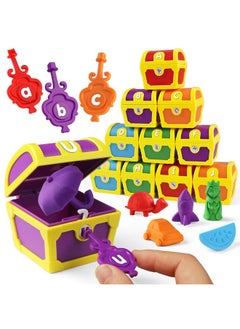 Coogam Coogam Alphabet Learning Toys for Toddlers, 26pcs Surprise Letters Treasure Locks with Keys, Uppercase Lowercase ABC Matching Color Sorting Game, Montessori Fine Motor Skill Gift for 3 4 5 Year Old  - Image 1