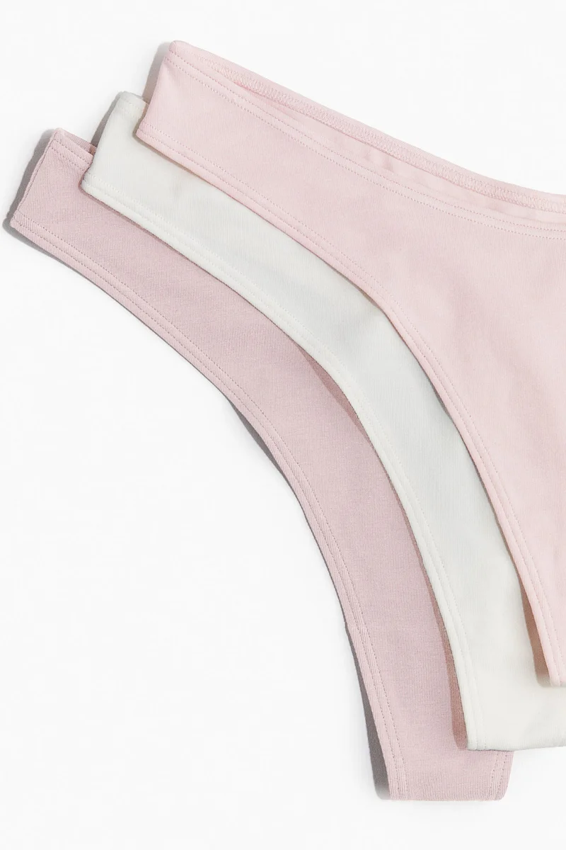 H&M  10-pack cotton thong briefs for Women | Best Price UAE