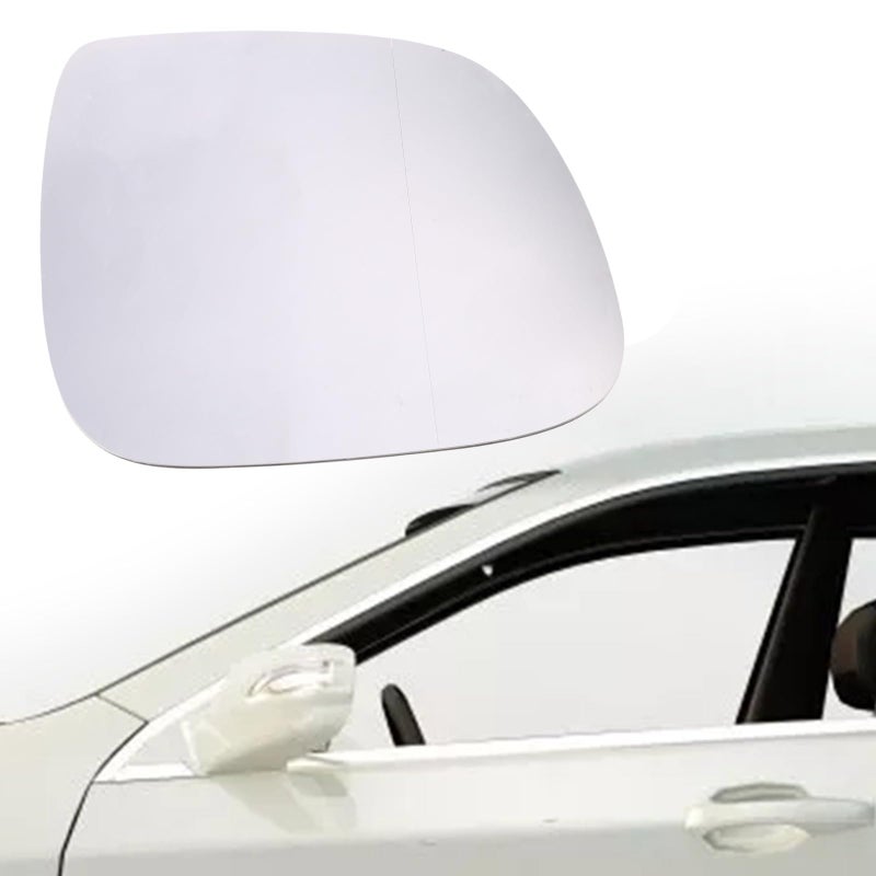 Heated Convex Glass Rearview Mirror Replacement Right Side for 2010 2018 - Image 3