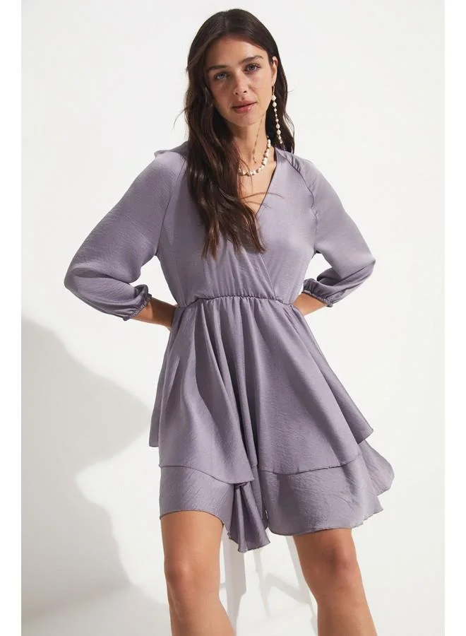 JUNE Tiered Mini Dress