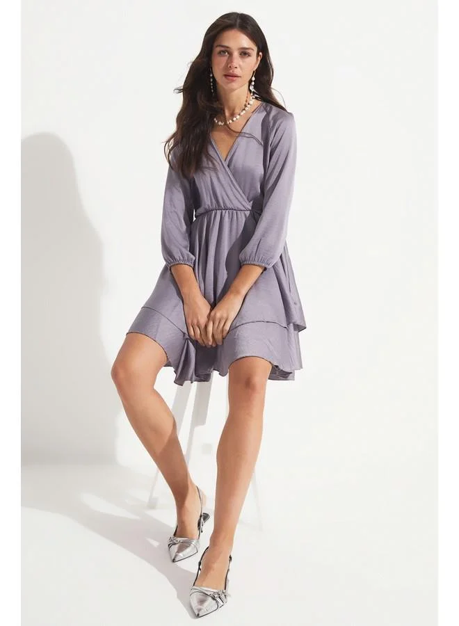 JUNE Tiered Mini Dress
