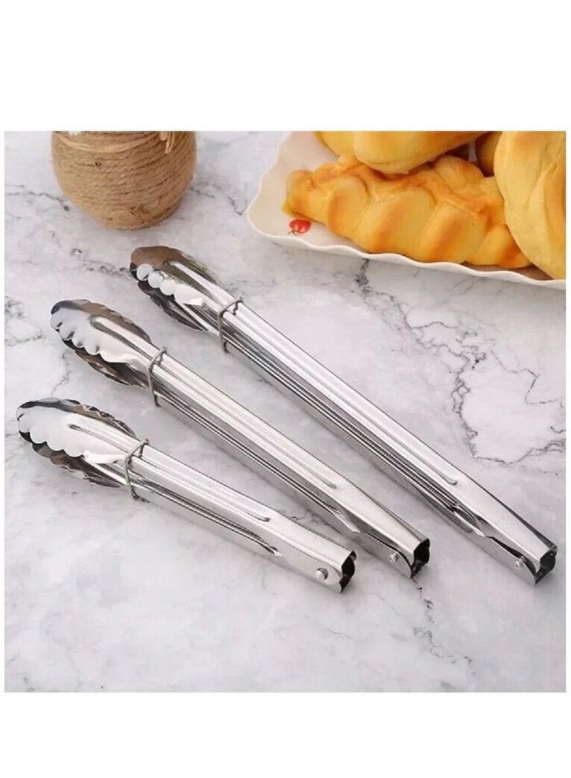 3-pieces Food Tong set Stainless steel - Image 2