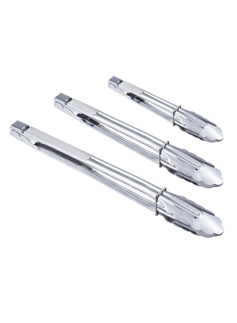 3-pieces Food Tong set Stainless steel - Image 1