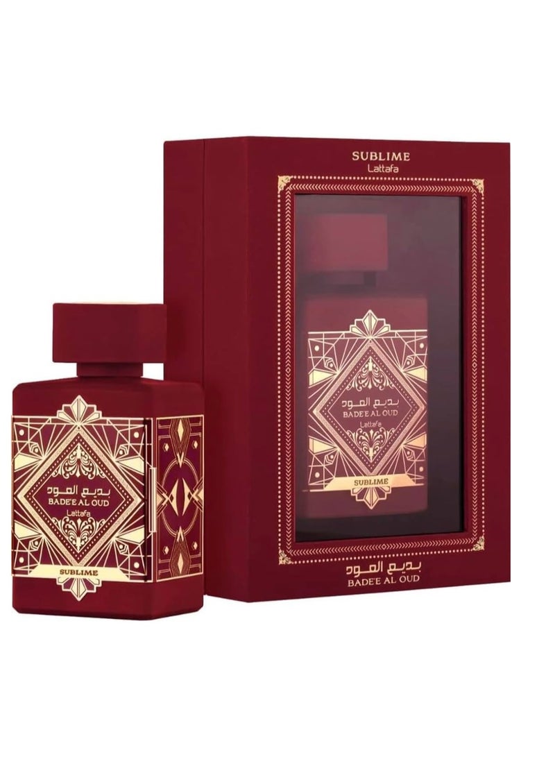 Lattafa BADEE AL OUD SUBLIME EAU DE PERFUME 100 ML - Image 1
