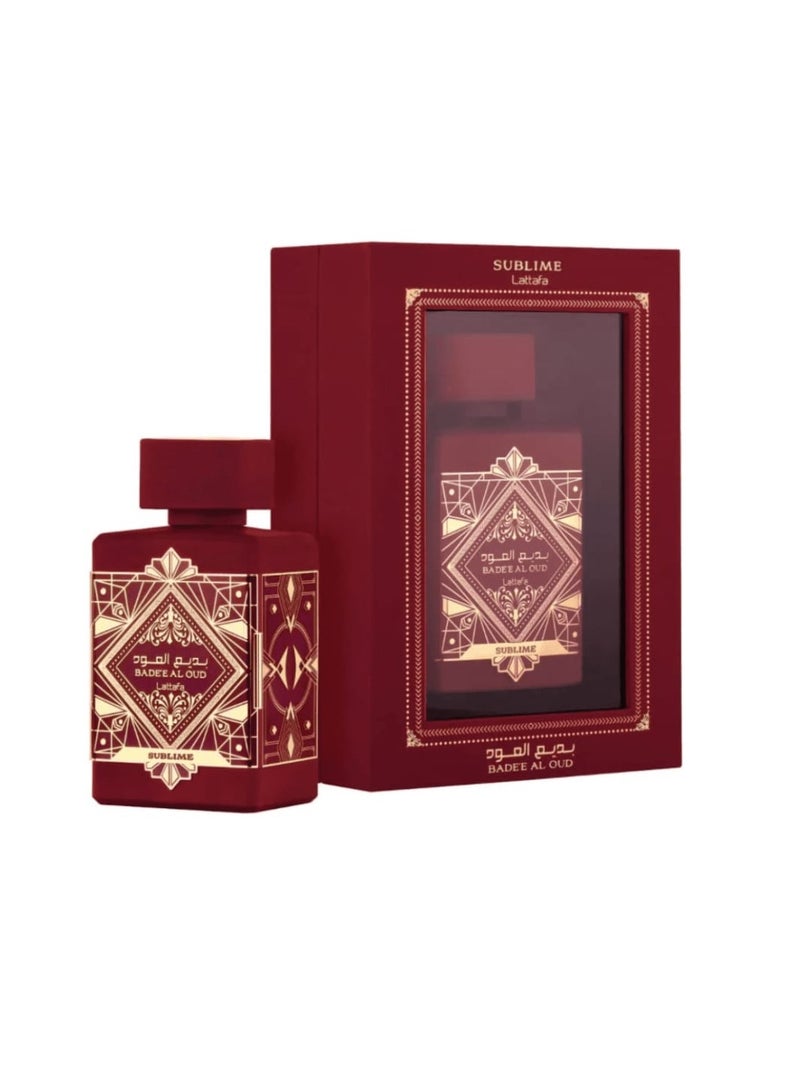 Lattafa BADEE AL OUD SUBLIME EAU DE PERFUME 100 ML - Image 2