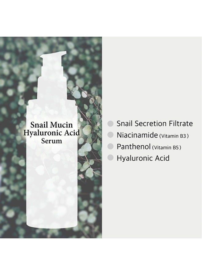 Cos De BAHA Snail Repair Intensive Facial Serum with Vitamin B3, 2% Niacinamide, and 5% Allantoin - 4 Fl Oz (120ml) - Image 4