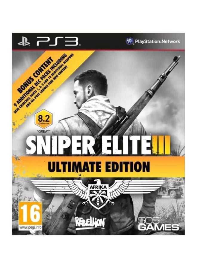 505 جيمز لعبة فيديو Sniper Elite III: إصدار Ultimate (إصدار عالمي) - الأكشن والتصويب - playstation_3_ps3 - Image 1