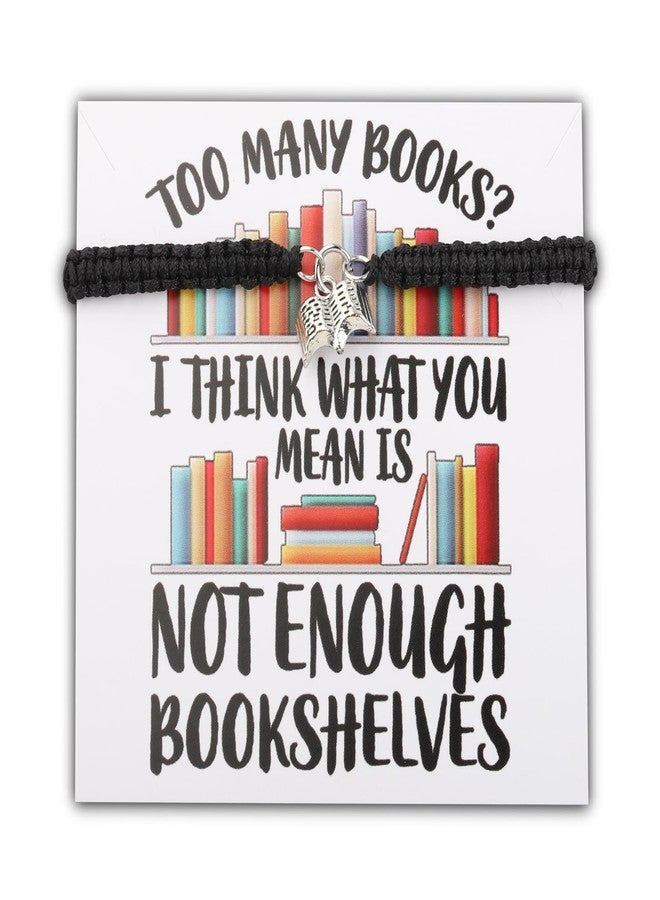 PLITI Book Lover Bracelet For Women - Bookworm Gift, Librarian Appreciation, Bookish, Library Book (ookshelves book rope bg) - Image 1