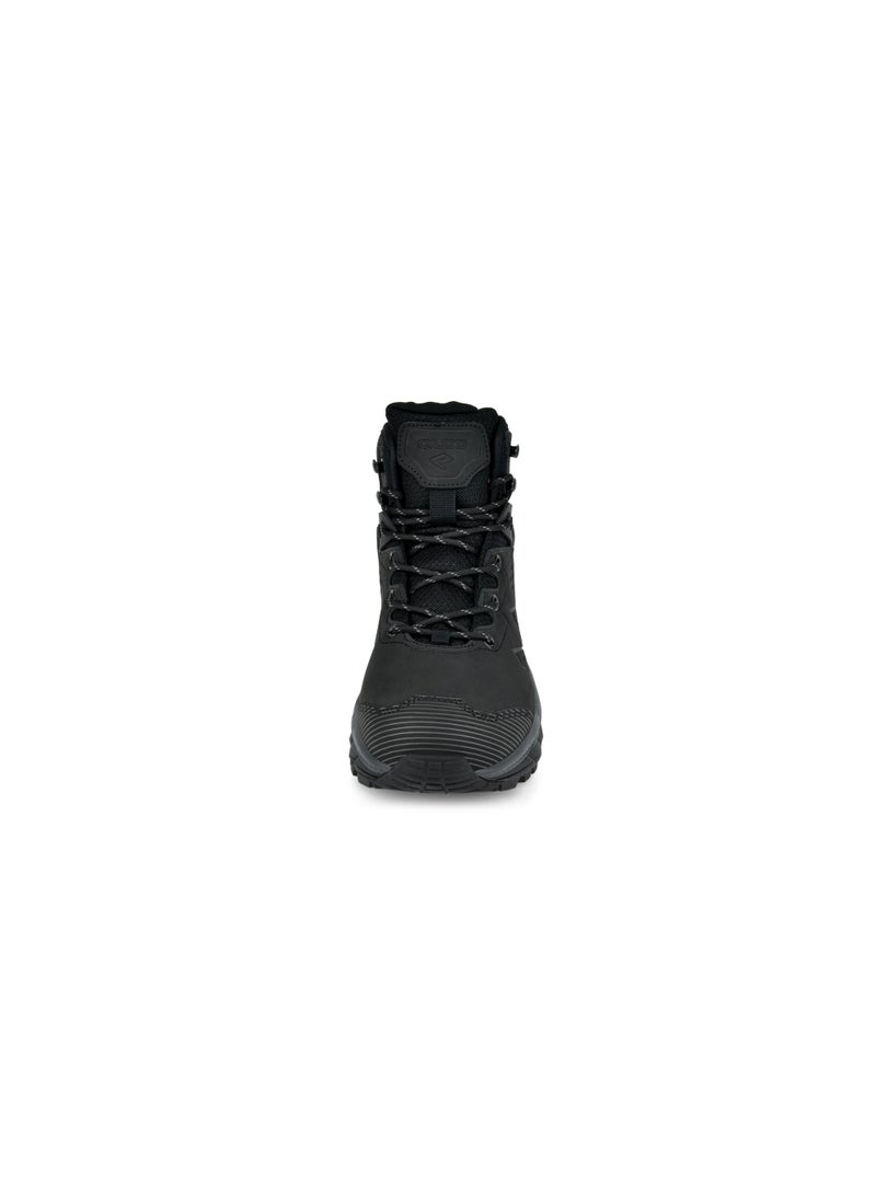 QILOO Men's High-Top Outdoor Hiking Boots - Black - Image 5