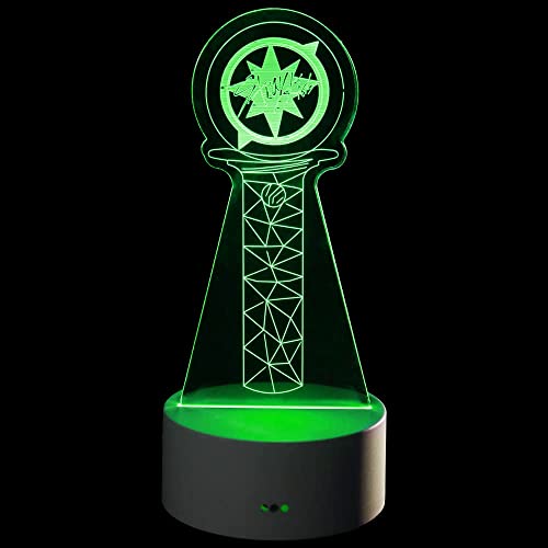 WGEEEY Kpop Stray Kids 16 Colors LED USB Acrylic Night Light with Remote Control for Home Room Decoration - Image 5