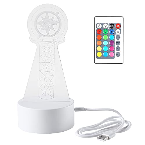WGEEEY Kpop Stray Kids 16 Colors LED USB Acrylic Night Light with Remote Control for Home Room Decoration - Image 1