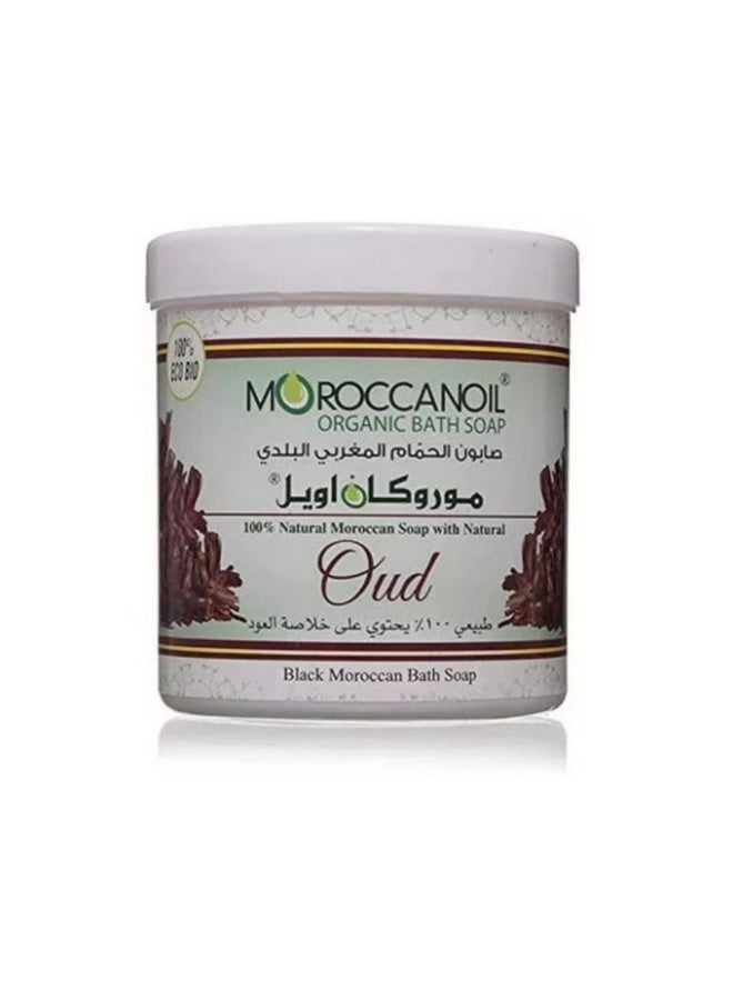 موروكان أويل الصابون المغربي بخلاصة العود من موروكان أويل 250 جرام - Image 2