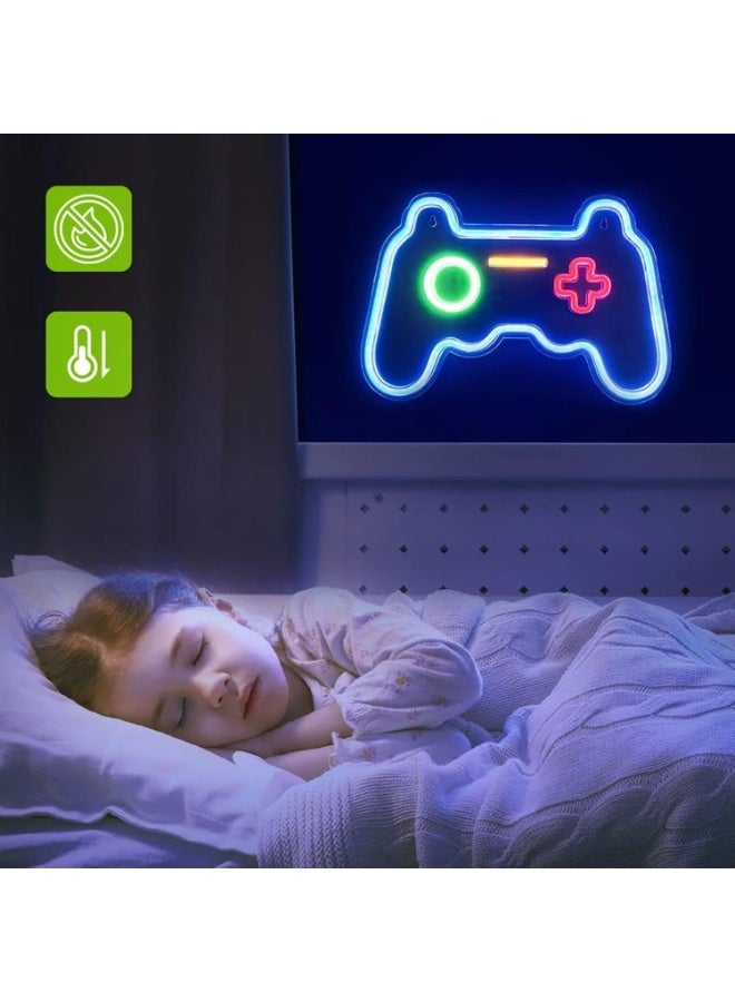 Soofam Neon Light,Gamer Neon Sign,Shaped Decor Neon For Teen Boy Room Decor, LED Game Neon Sign Gaming Wall Decor - Best Gamer Gifts For Boys, Kids - Image 5