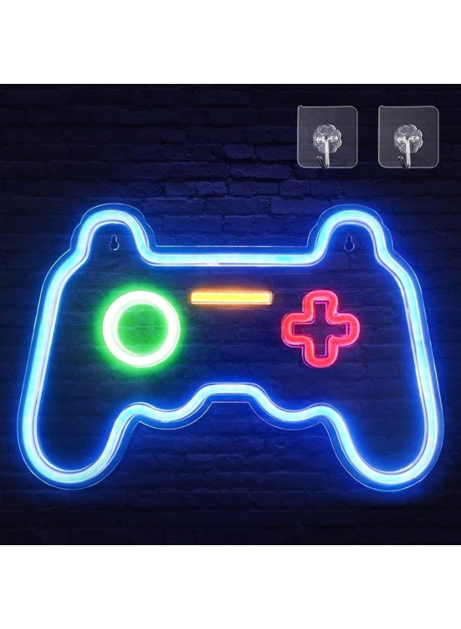 Soofam Neon Light,Gamer Neon Sign,Shaped Decor Neon For Teen Boy Room Decor, LED Game Neon Sign Gaming Wall Decor - Best Gamer Gifts For Boys, Kids - Image 1