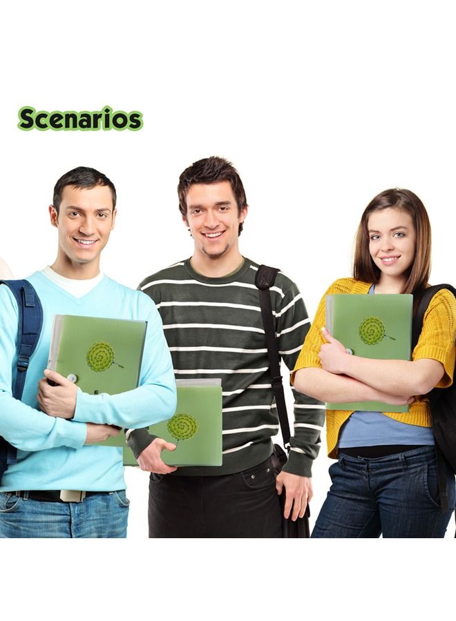 شيانغ يو A4 الحجم 5 حزم منظم المستندات المقاومة للماء توسيع مجلد الملفات - Image 4