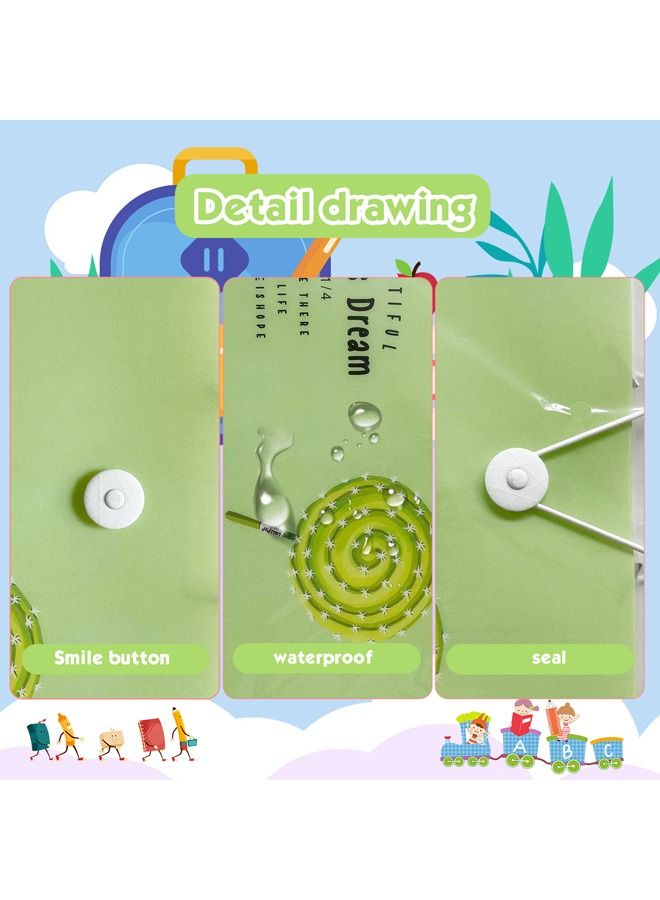 شيانغ يو A4 الحجم 5 حزم منظم المستندات المقاومة للماء توسيع مجلد الملفات - Image 5