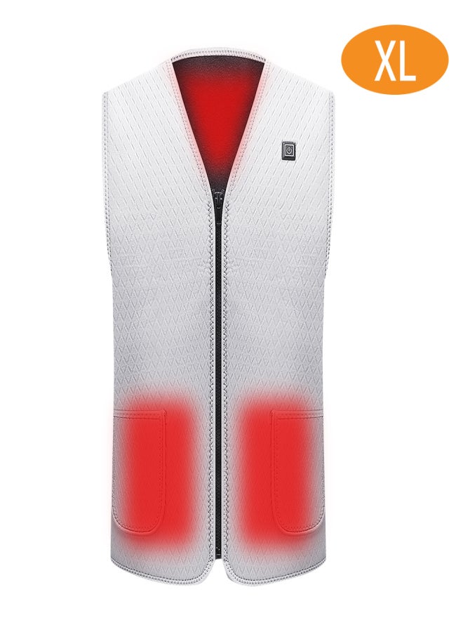 Electric Heated Vest Temperature Adjustable Winter Warm USB Heating Clothes Waistcoat for Women Men Outdoor Hiking Fishing Camping - Image 2