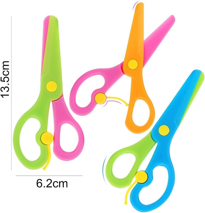 BANSHAN Safety Scissors Set Training Scissors Art Safe Scissor (3 PCS) - Image 2