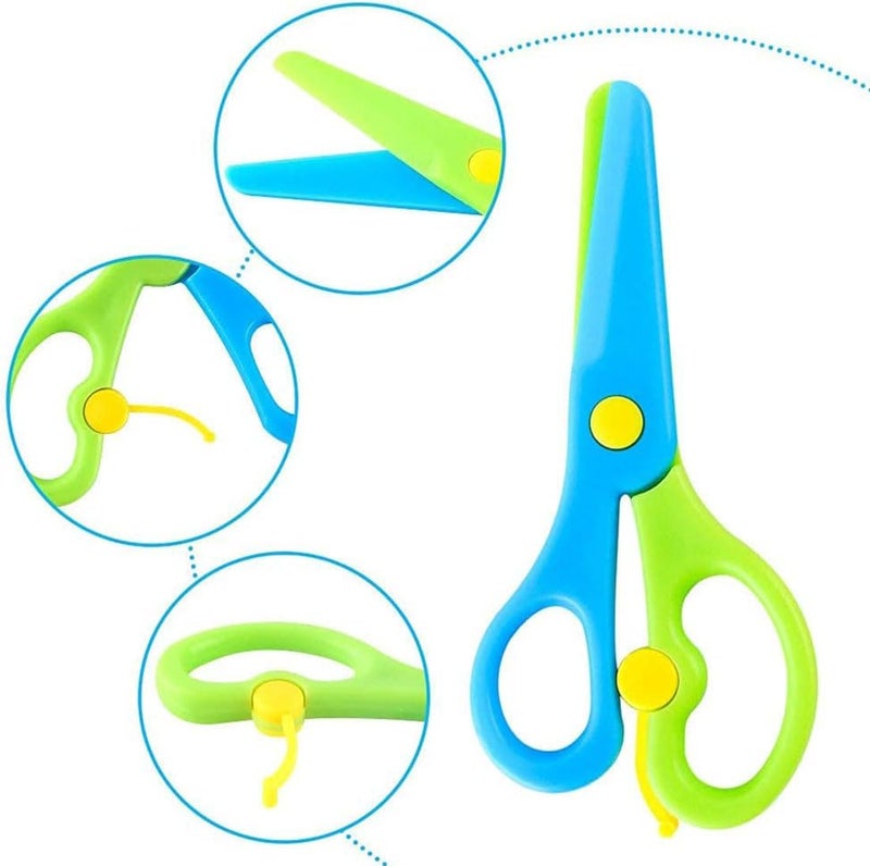 BANSHAN Safety Scissors Set Training Scissors Art Safe Scissor (3 PCS) - Image 3