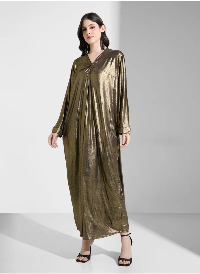 Khizana Shimmer Kaftan