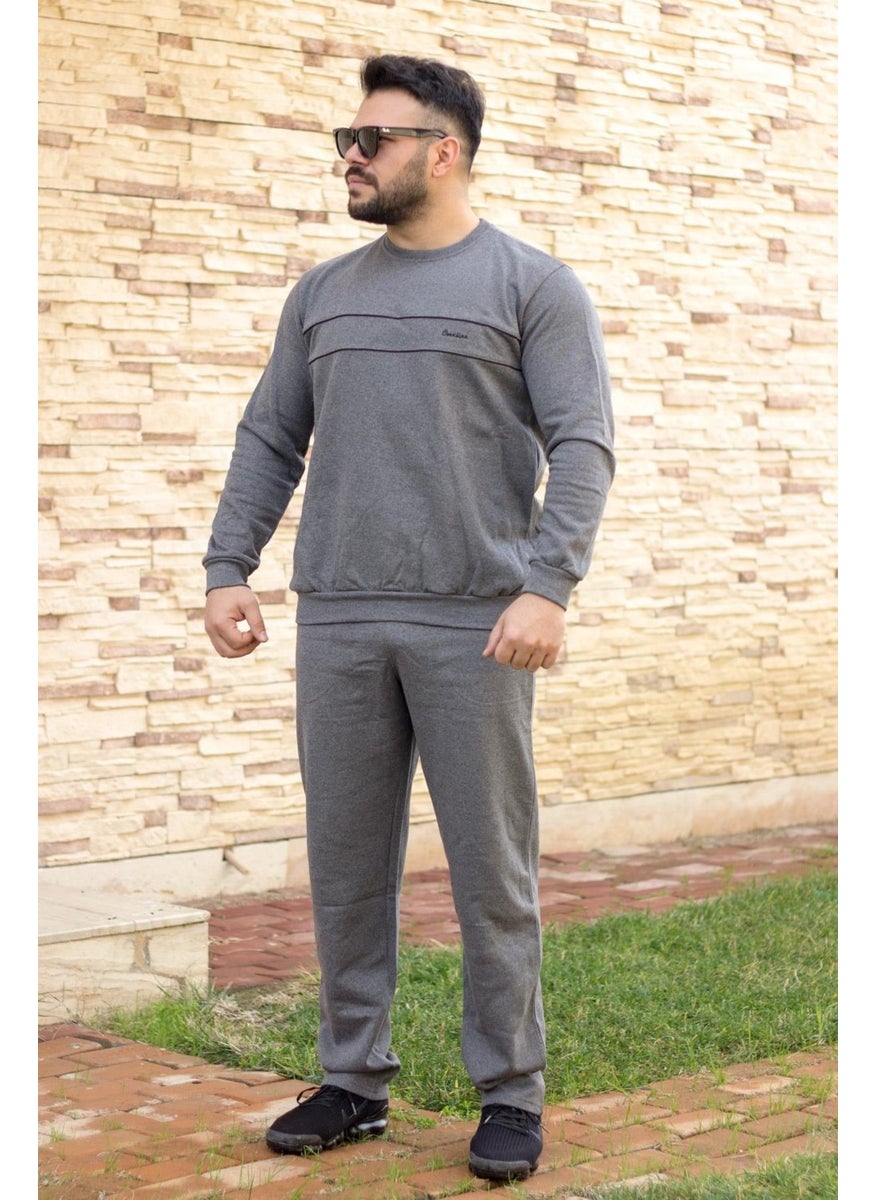 A Little Smart Dark Grey Regular - Battal Big Size Thick Sweat Men's Tracksuit Set 21EESTBAKT10 - pzsku/ZFB9EA5F34C8F0B48426CZ/45/_/1740631156/366a02ab-9d36-4d12-af29-30b44eae8197