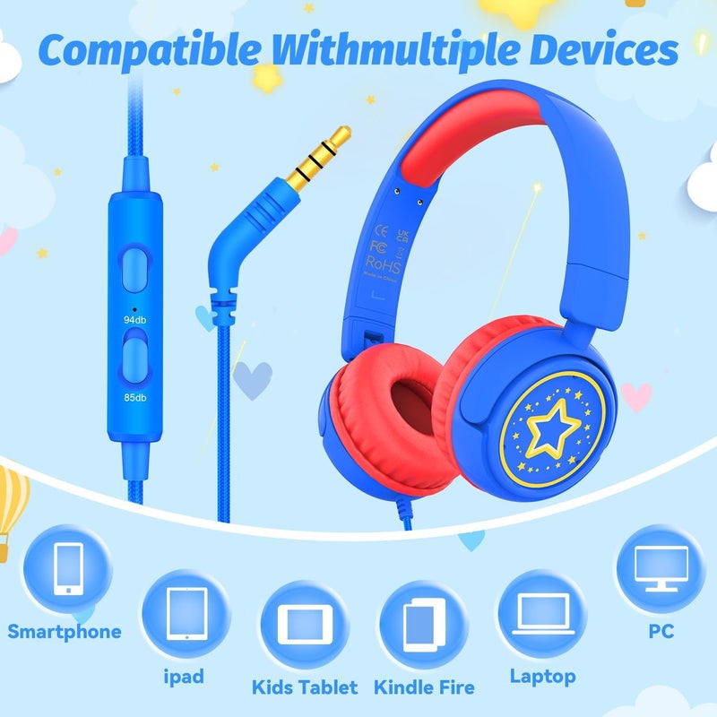 IMYB Kids Headphones with Cord for School - Image 5