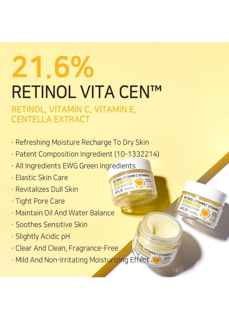 APLB - Retinol Vitamin C Vitamin E Facial Cream,55ml - Image 3