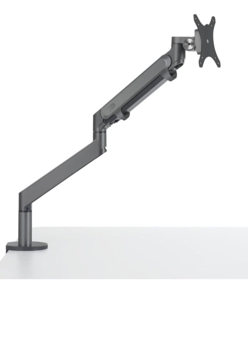 Single Gas Spring LCD Arm Desk VESA Bracket & Monitor Arm Stand for 10"-30" Screens: Tilt up 90° /down 85°, Swivel left/right 180°, 360° Rotation - Image 3
