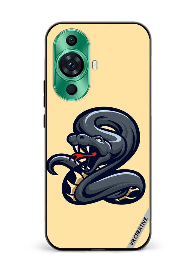 VR CREATIVE Protective Case Cover For Huawei nova 11 Pro Snake Design Multicolour - Image 1