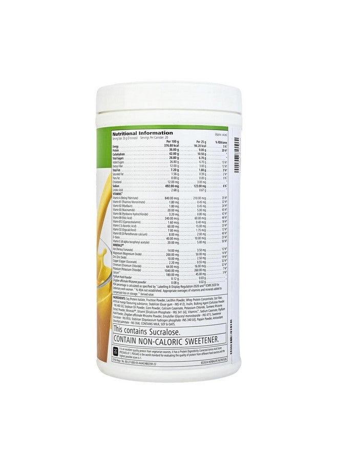 Herbalife Formula 1(Mango) With Personalized Protein Powder(400Gm) - Image 3